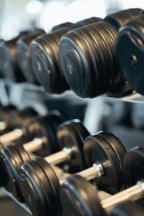 The Liberty Gym offers amenities such as a weight room. These are their weights
